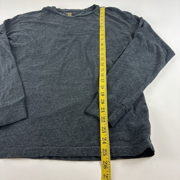 Polo Ralph Lauren Small T Shirt Long Sleeve Dark Heather Gray Crewneck Cotton - Picture 5 of 7
